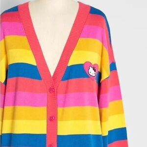 ModCloth x Hello Kitty Sweet Like Candy Oversized Cardigan Small